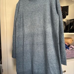 Steve Madden Blue Long Sleeve Dress